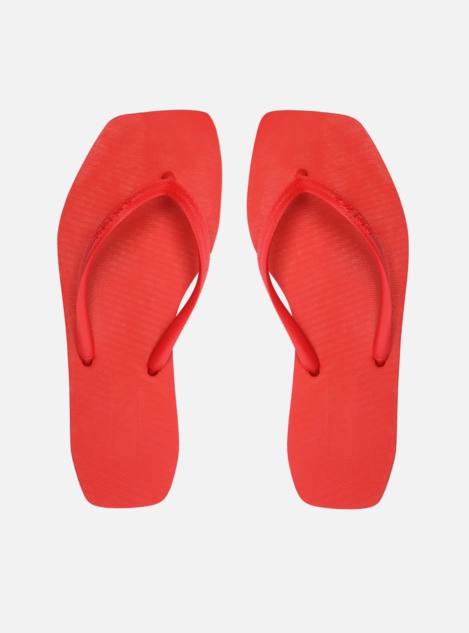 Chinelo de Dedo Vermelho Básico Square Brizza