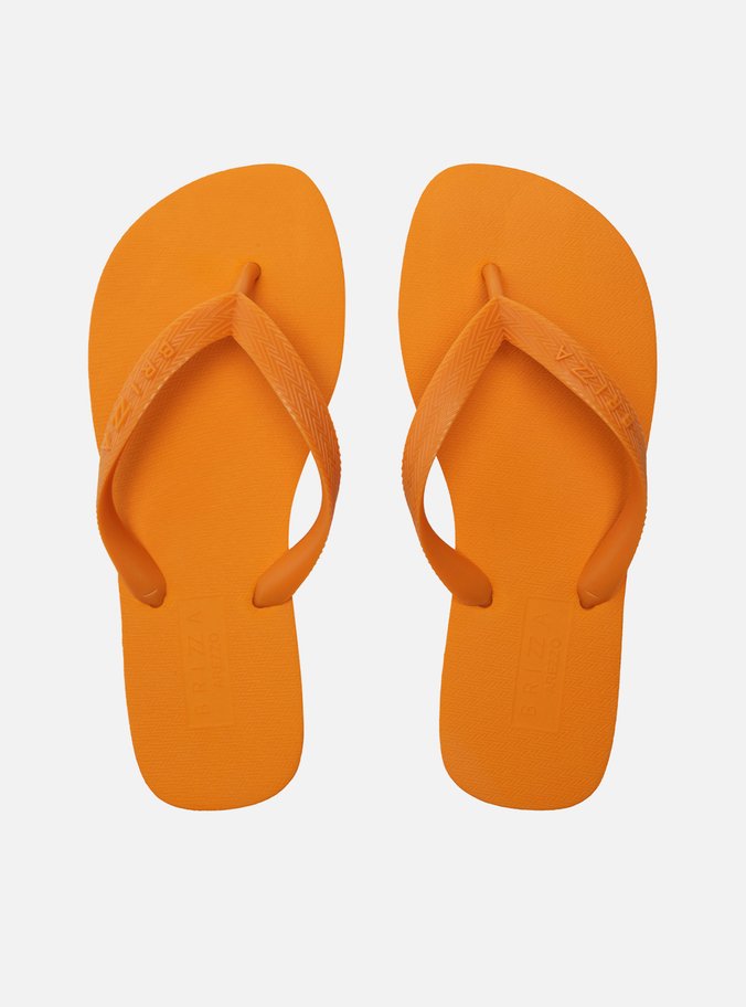 Chinelo de Dedo Laranja Basic Brizza