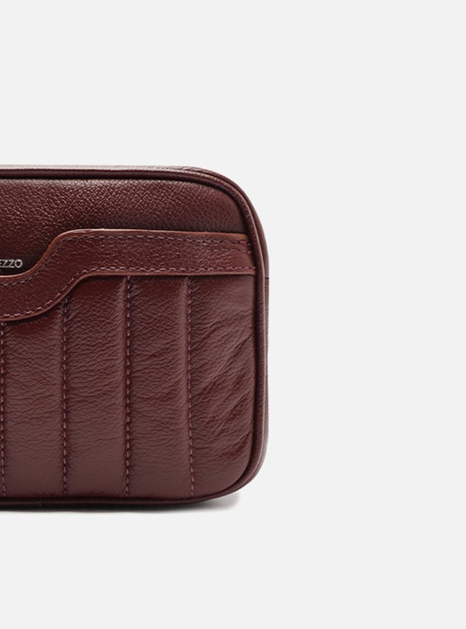 Bolsa Tiracolo Vermelha Couro Francine Pequena