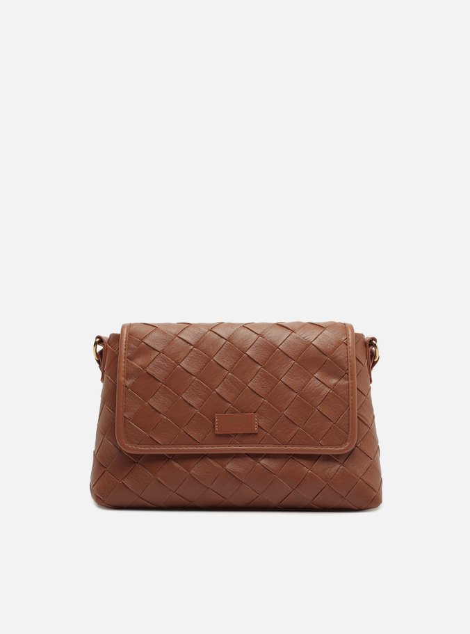 Bolsa Tiracolo Marrom Média