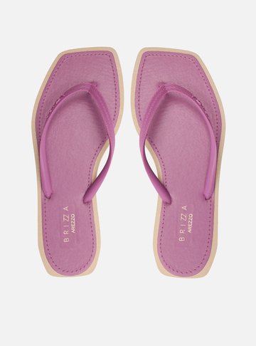 Chinelo de Dedo Roxo Square Bicolor Brizza Color