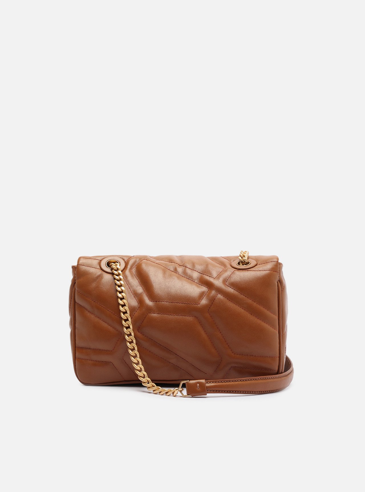 Bolsa Tiracolo Marrom Couro Emma Média — foto 3