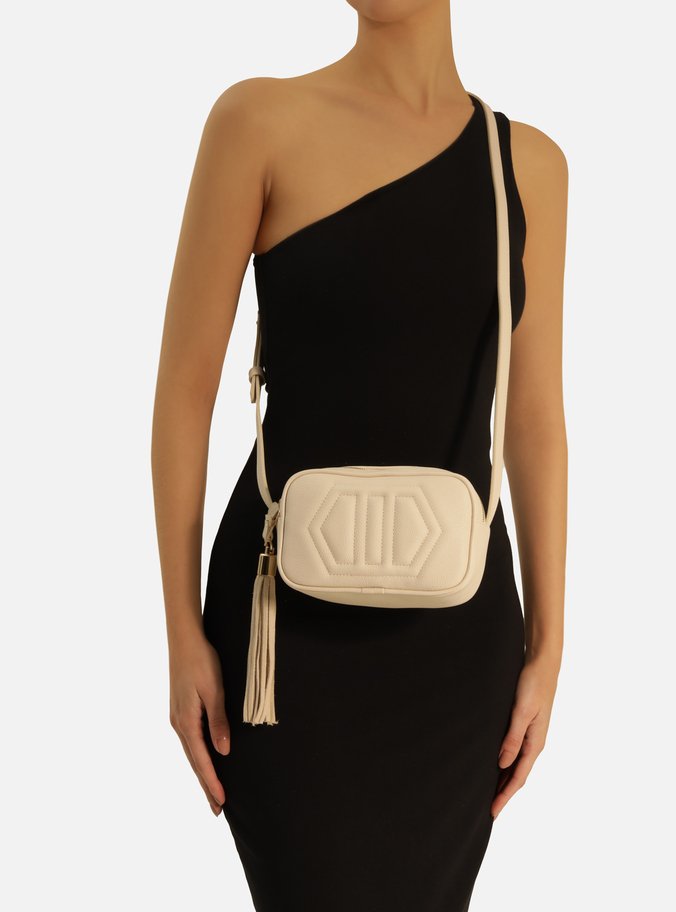 Bolsa Tiracolo Branca Verona Média