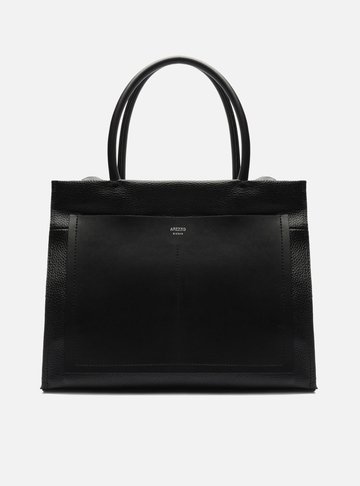 Arezzo — Bolsa Shopping Preta Grande Bolso