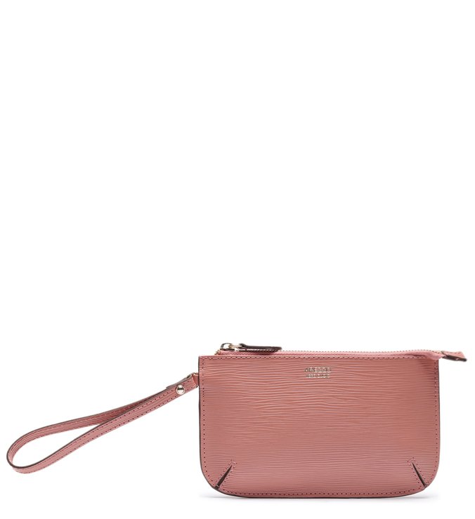Necessaire Couro Wave Bella Pequena Lady Blush