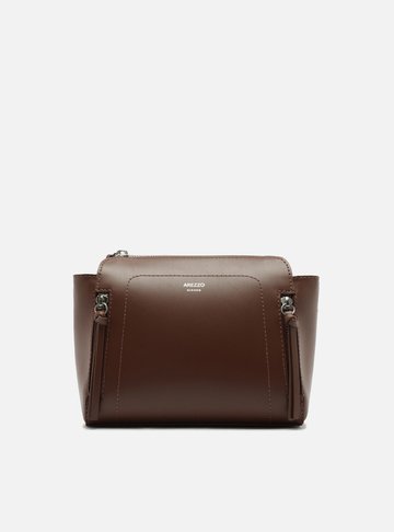 Bolsa Tiracolo Marrom Média