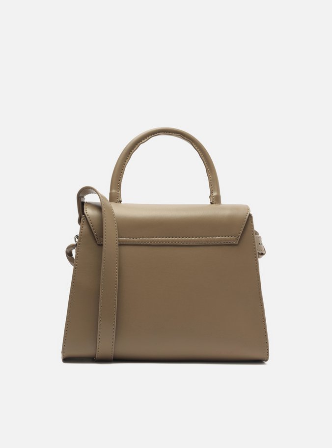 Bolsa Satchel Cinza Iara Média