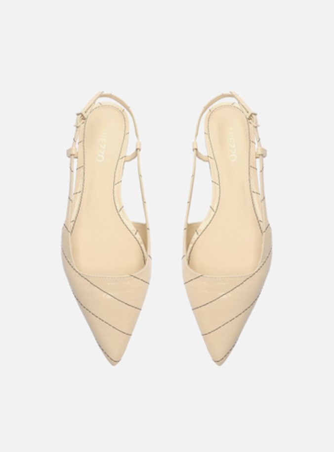 Sapatilha Off-White Aberta Helena