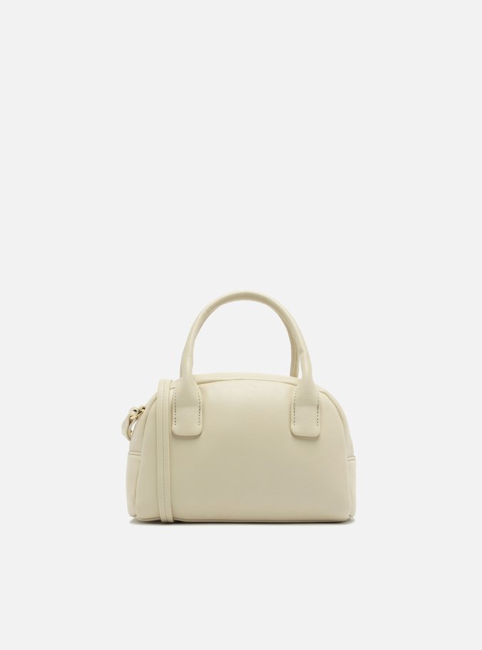 Bolsa Tiracolo Off-White Pequena Corrente Matelassê