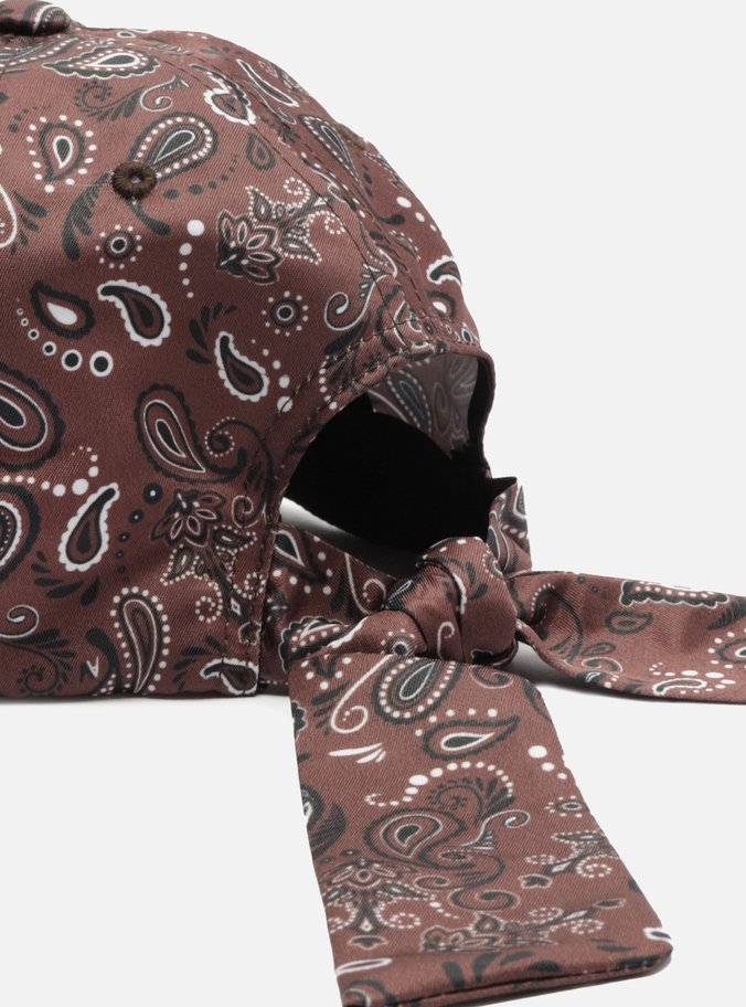 Boné Marrom Paisley Livia