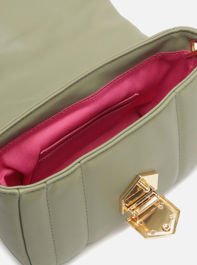 Bolsa Verde Tiracolo Média Matelassê