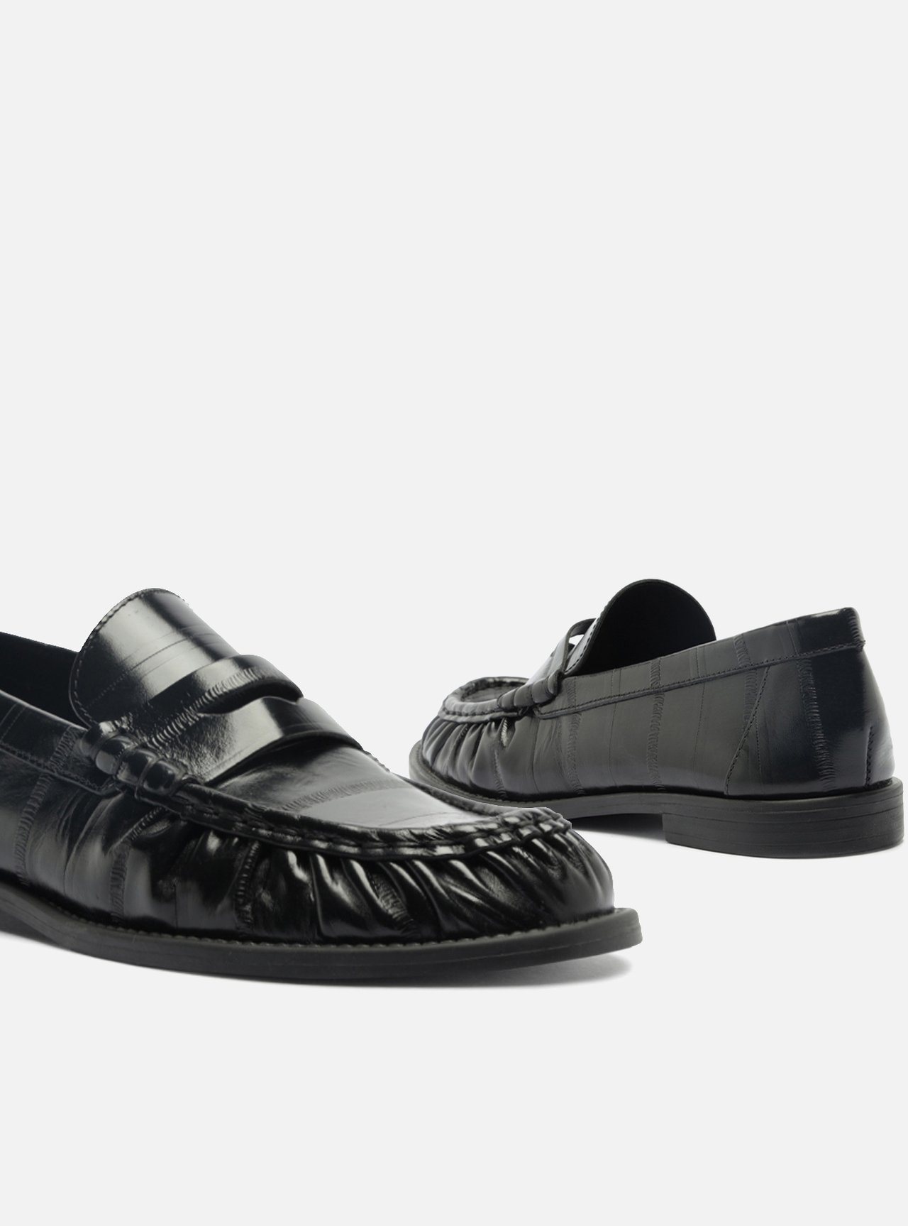 Mocassim Preto Couro — foto 4