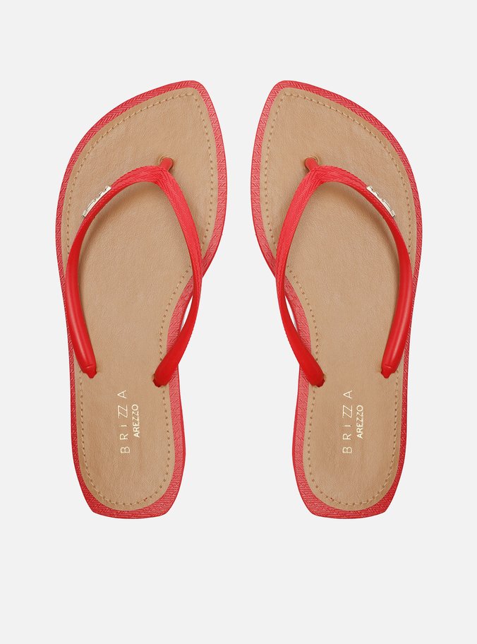 Chinelo de Dedo Vermelho Recouro Flash Brizza