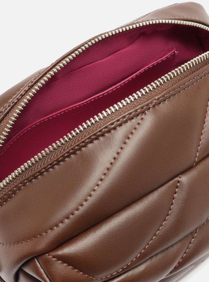 Bolsa Tiracolo Marrom Waves Pequena