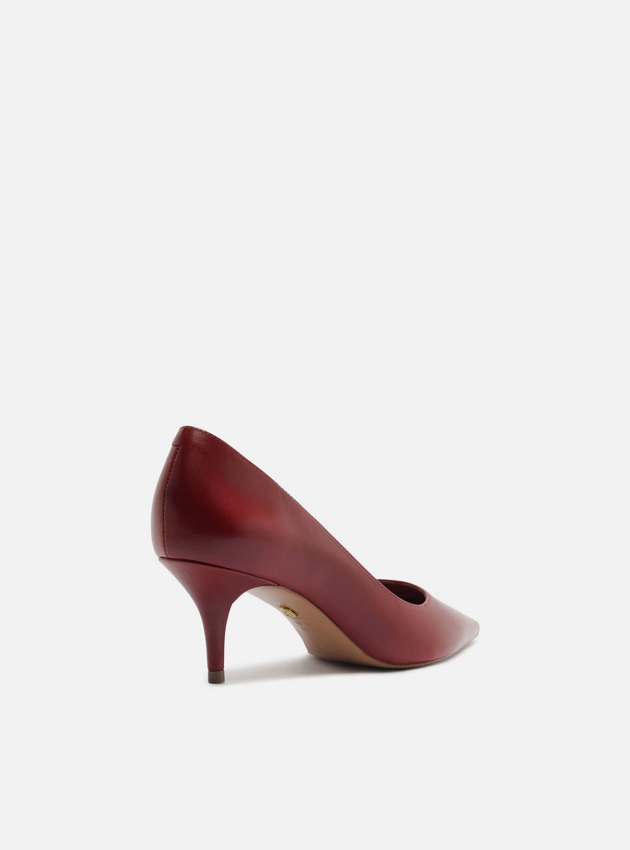 Scarpin Vermelho Couro Salto Fino — foto 3