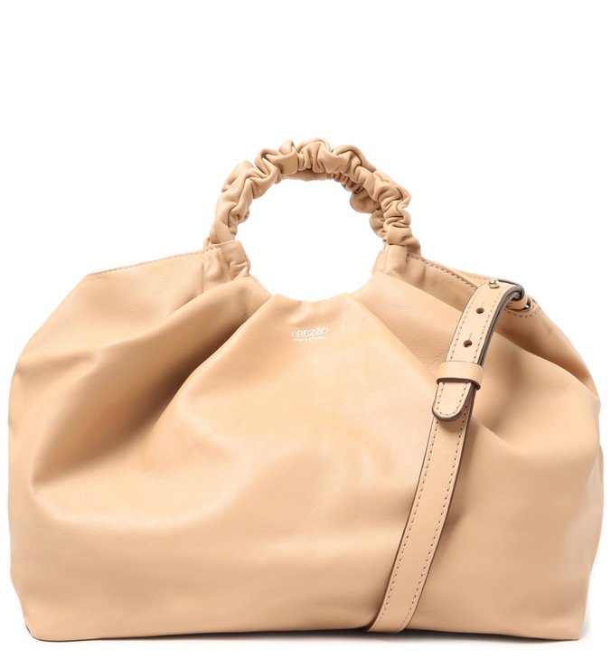 Bolsa Tote Nude Couro Grande Poliana