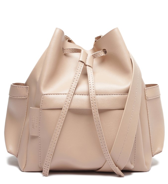 Bolsa Bucket Nude Layla Média