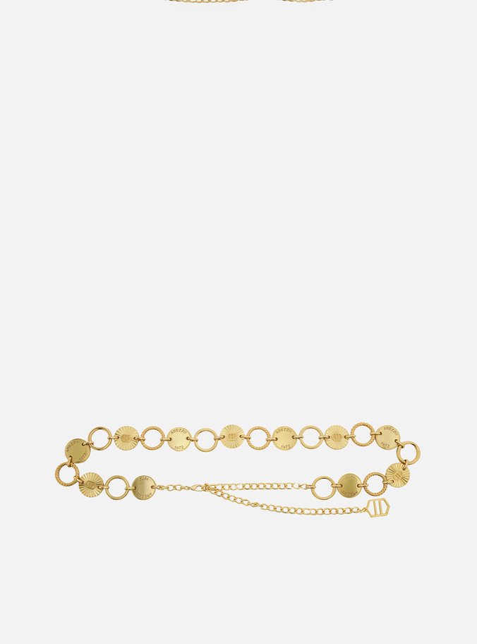 Cinto Dourado Corrente Peças