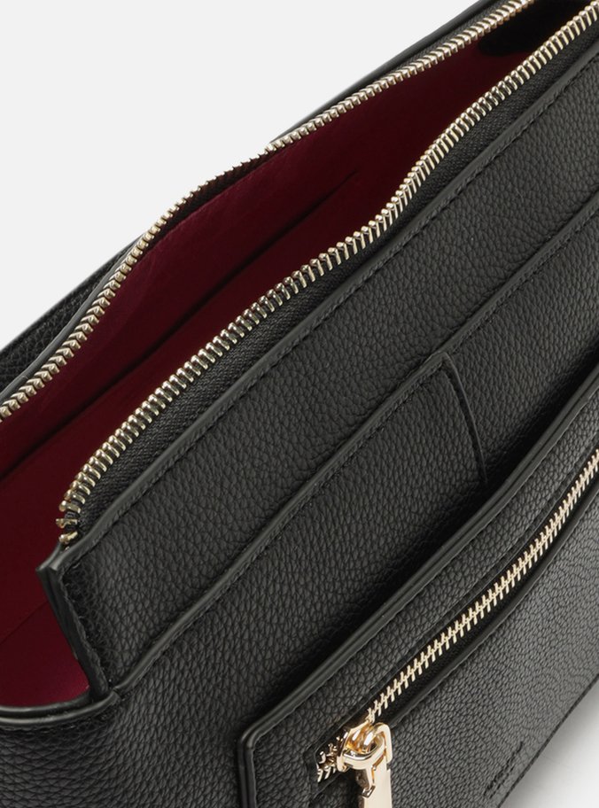 Bolsa Tote Preta Média Bolso Frontal