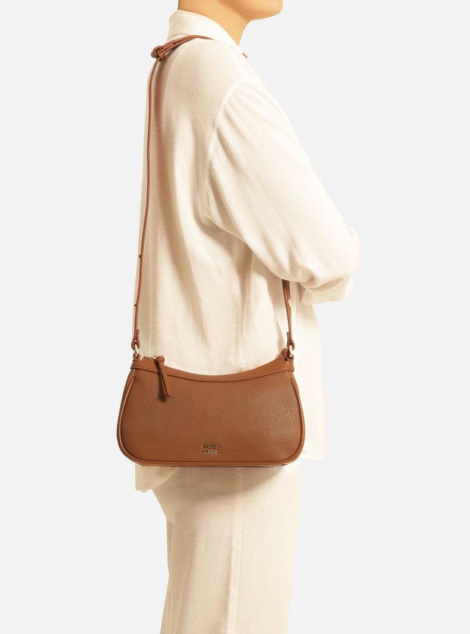 Bolsa Marrom Tiracolo Pequena