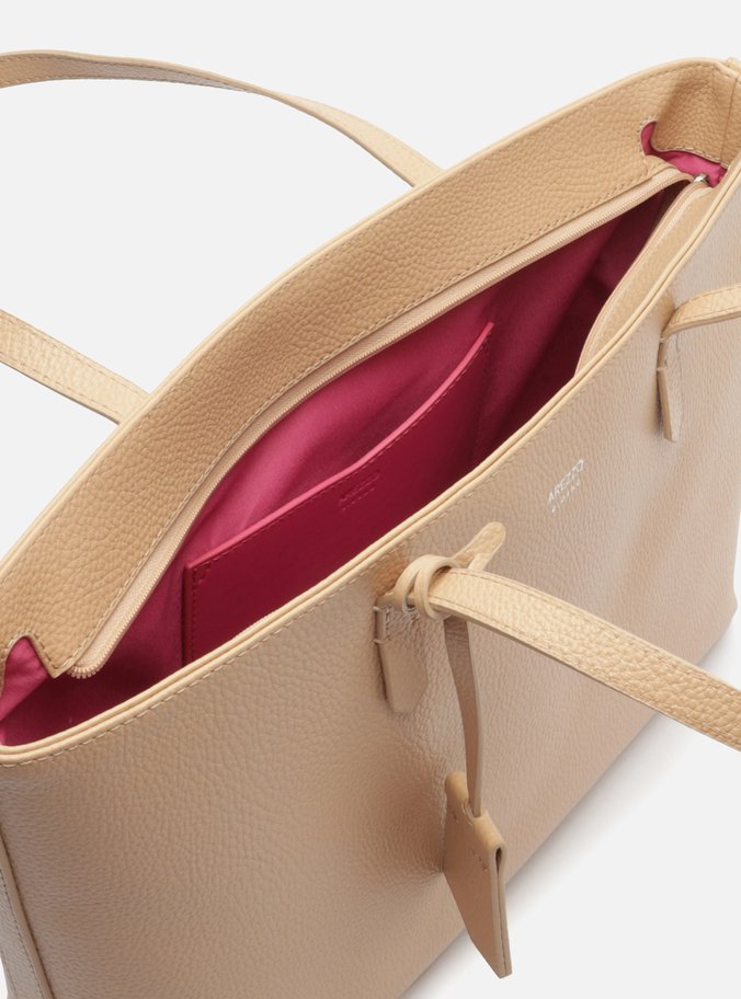 Bolsa Shopping Bege Manu Grande