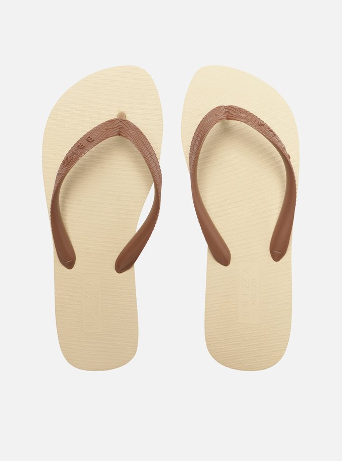 Chinelo de Dedo Marrom Coffee Bicolor Roma