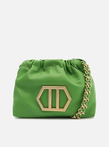 Bolsa Tiracolo Verde Couro Esther Pequena