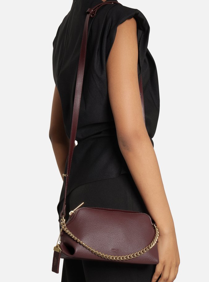 Bolsa Tiracolo Vermelha Pequena Corrente