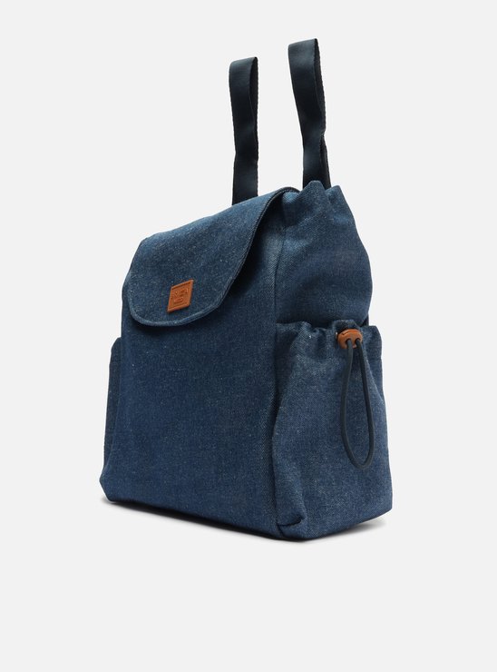 Mochila Azul Denim Gigi Média