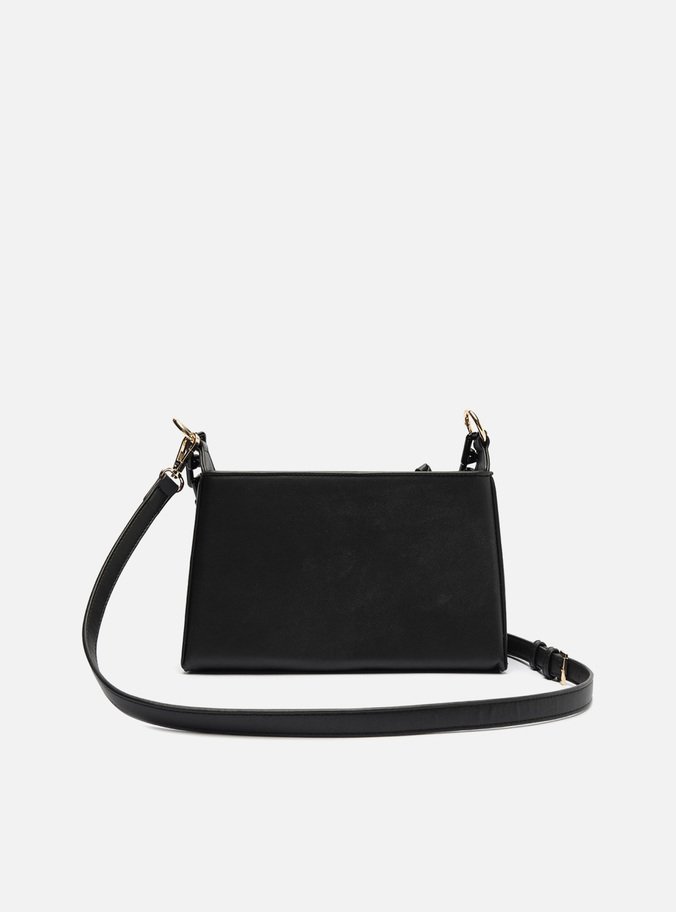 Bolsa Tiracolo Preta Pequena Corrente Extra