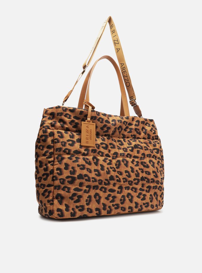 Bolsa Shopping Animal Print Nylon Gigi Grande