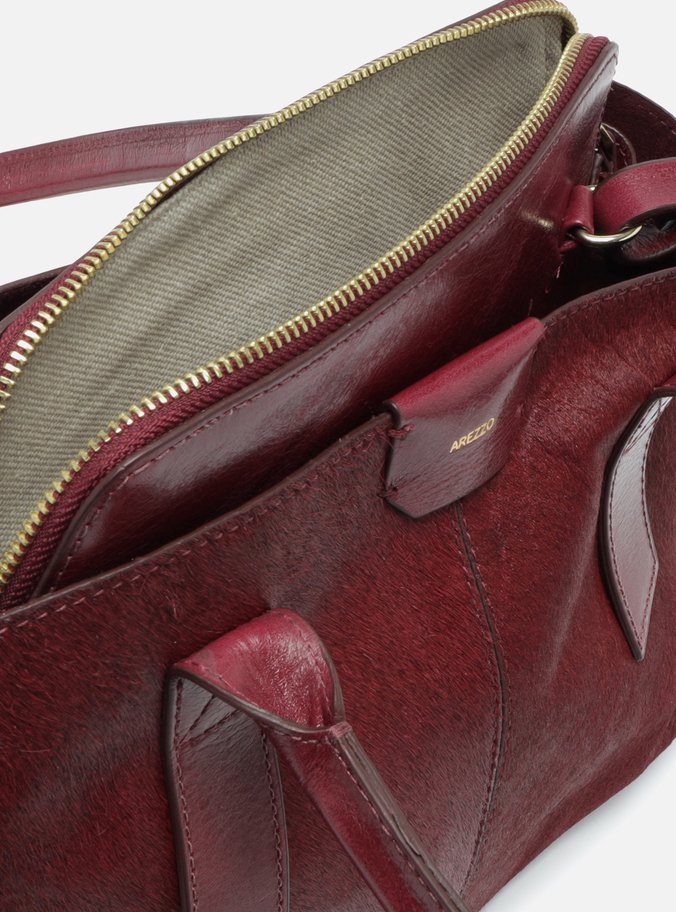 Bolsa Tote Vermelha Pelo Couro Grande