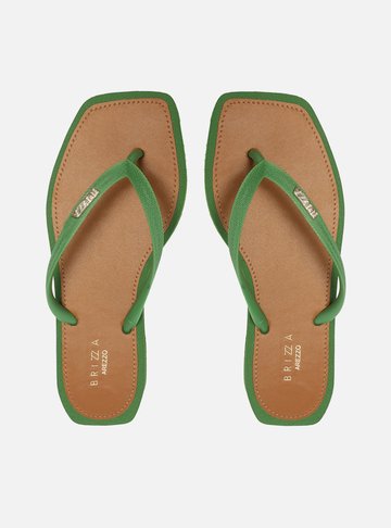 Chinelo de Dedo Verde Square Recouro Brizza
