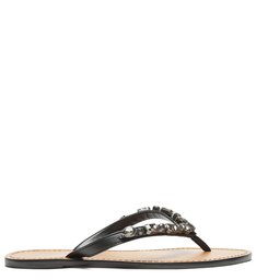 Rasteira Preta Pedrarias Extra