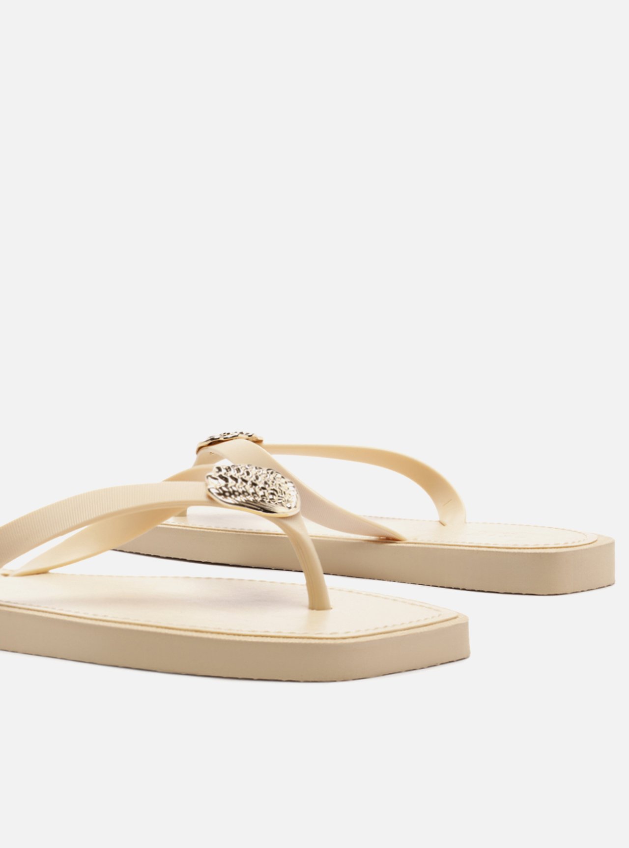 Chinelo de Dedo Off White Recouro Square Concha — foto 4