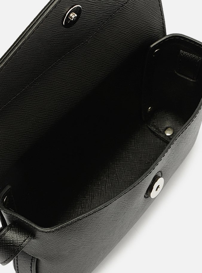 Bolsa Tiracolo Preta Pequena Envelope