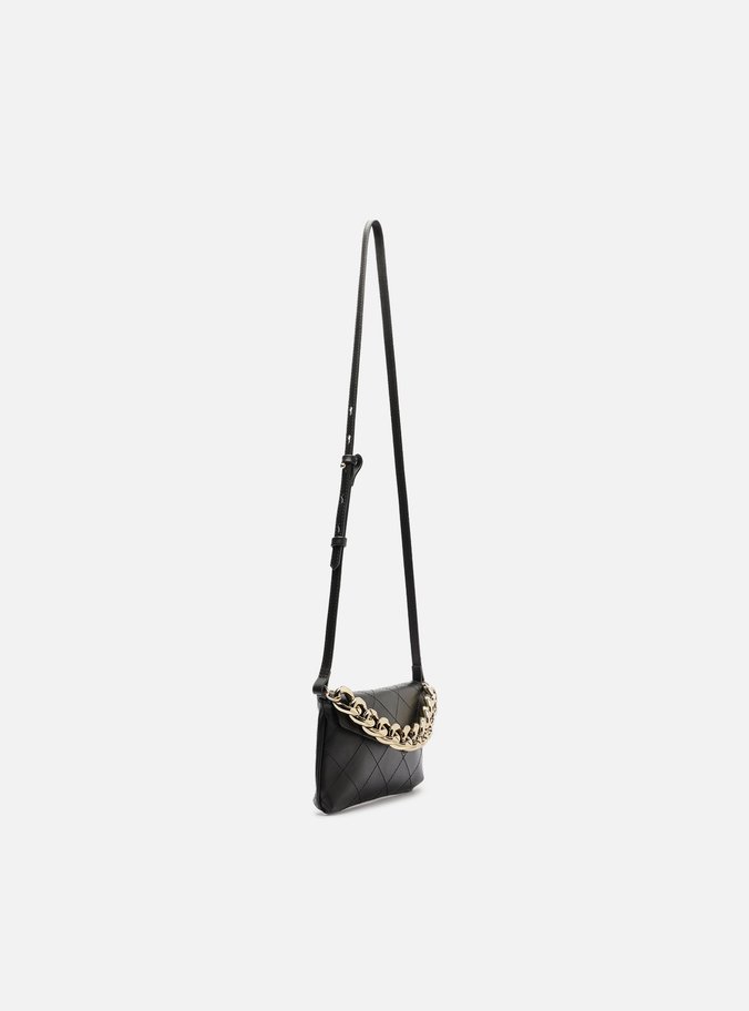 Bolsa Tiracolo Preta Pequena Corrente