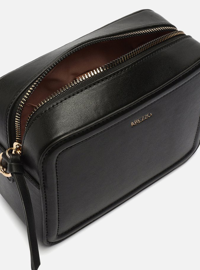 Bolsa Tiracolo Preta Corrente Pequena