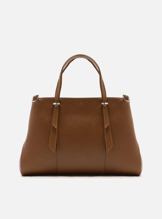 Bolsa Tote Marrom Texturizada Grande Alças Duplas