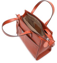 Bolsa Tote Laranja Couro Andréia Grande Bolsa Tote Laranja Couro Andréia Grande