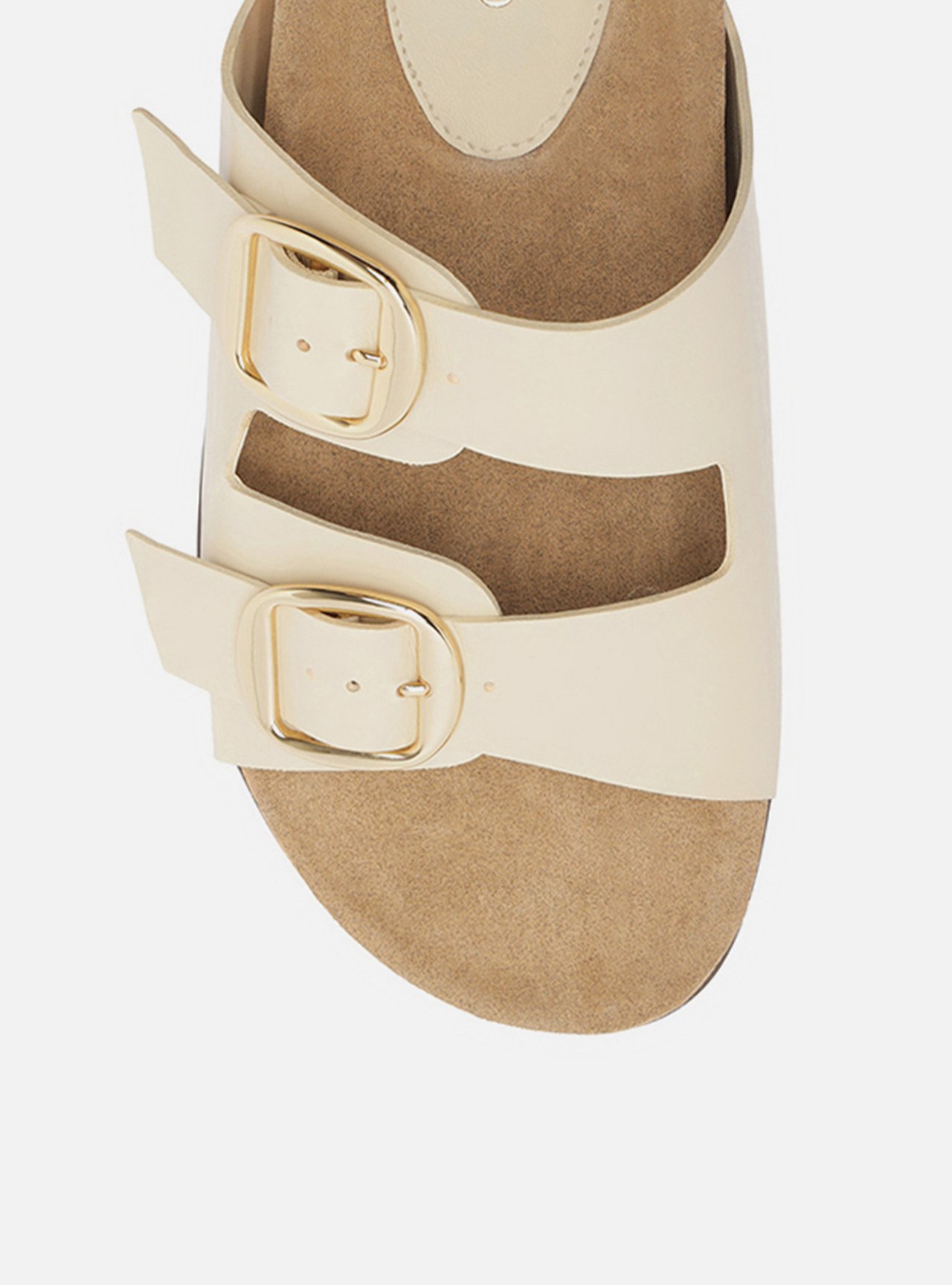 Sandália Papete Off White Couro Flatform Metais — foto 5
