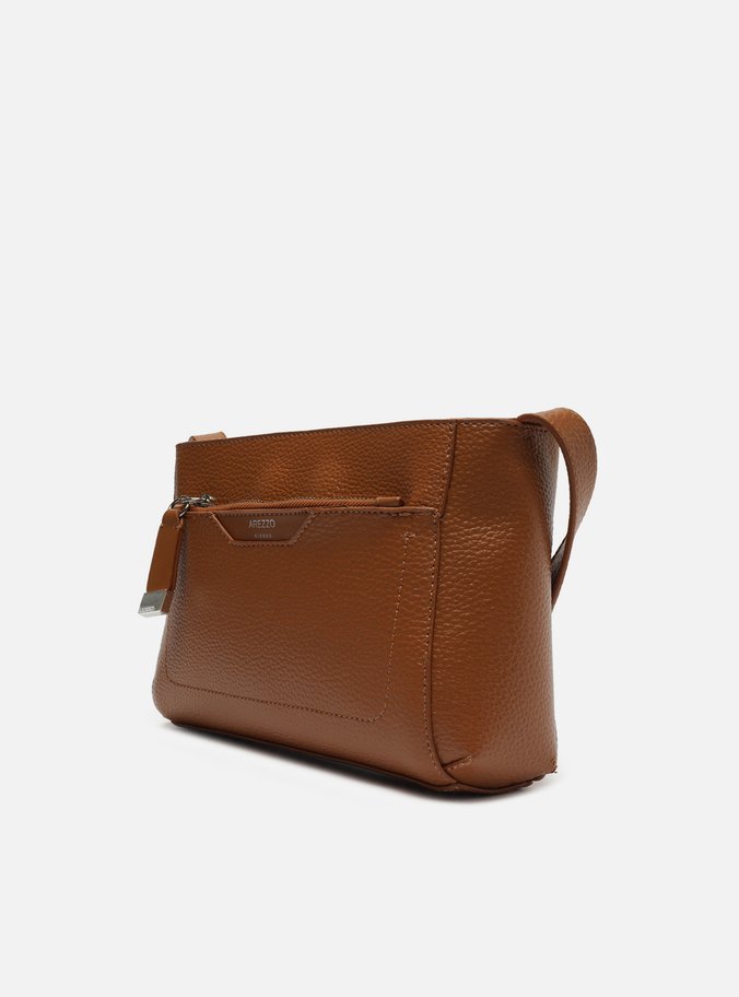 Bolsa Tiracolo Marrom Caramel Emilly Pequena