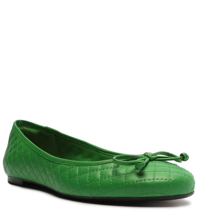 Sapatilha Verniz Matelassê Lush Green