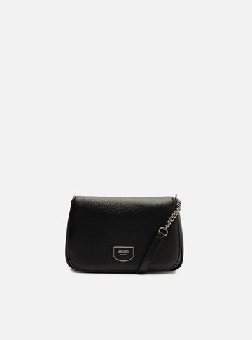 Bolsa Tiracolo Preta Pequena Corrente Barbicacho