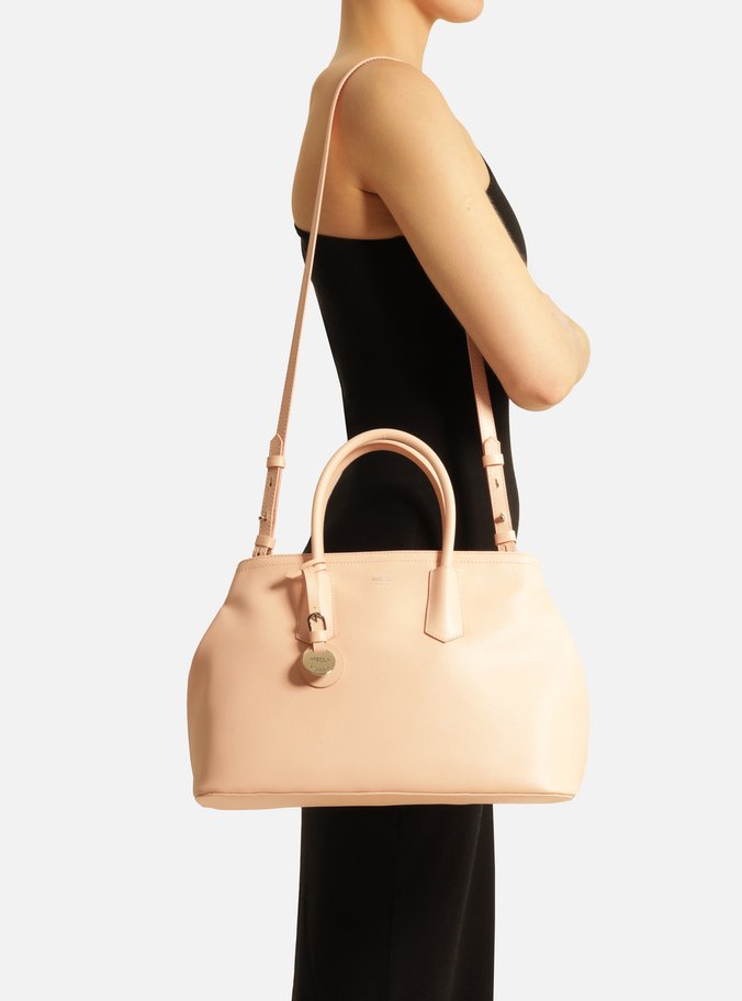 Bolsa Tote Rosa Petal Giorno Grande Bag Charm