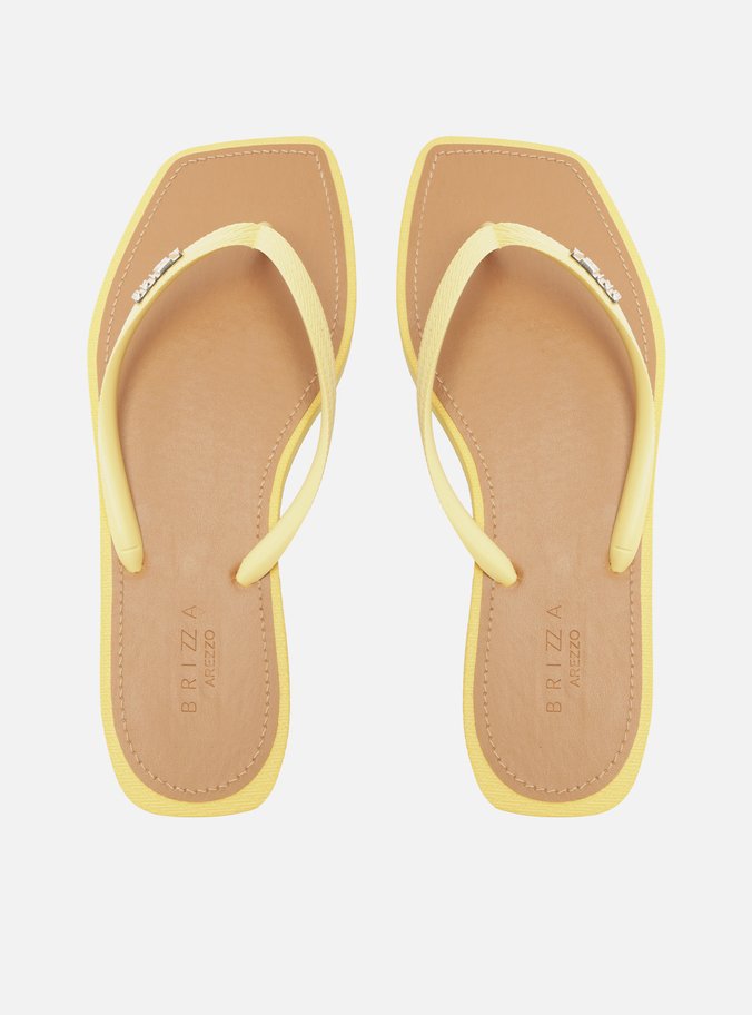 Chinelo de Dedo Amarelo Square Recouro Brizza
