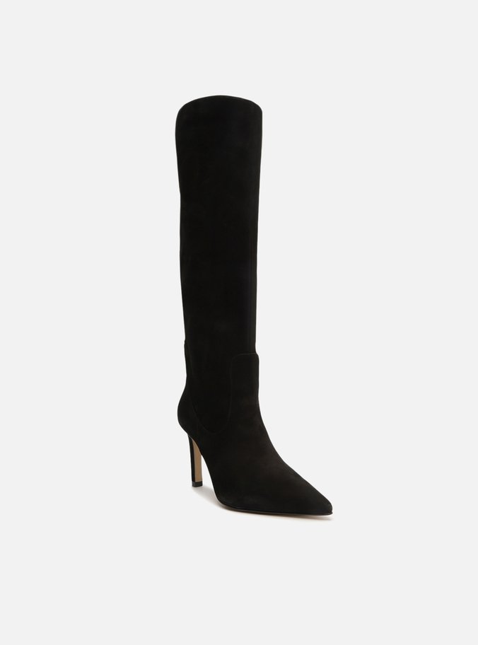 Bota Preta Nobuck Cano Longo Hailey