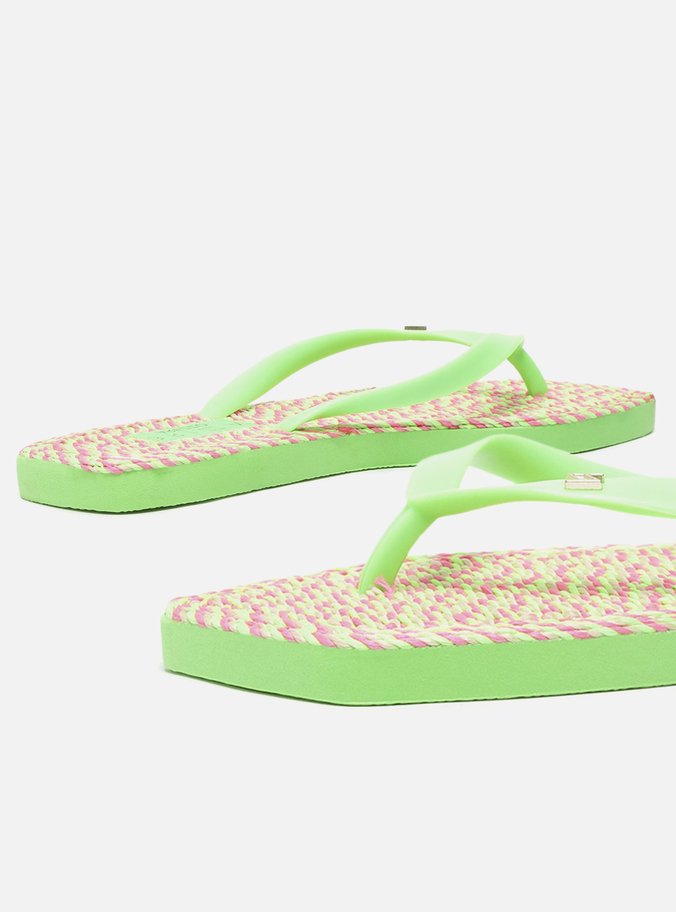 Chinelo de Dedo Verde Mint Fluo Brizza