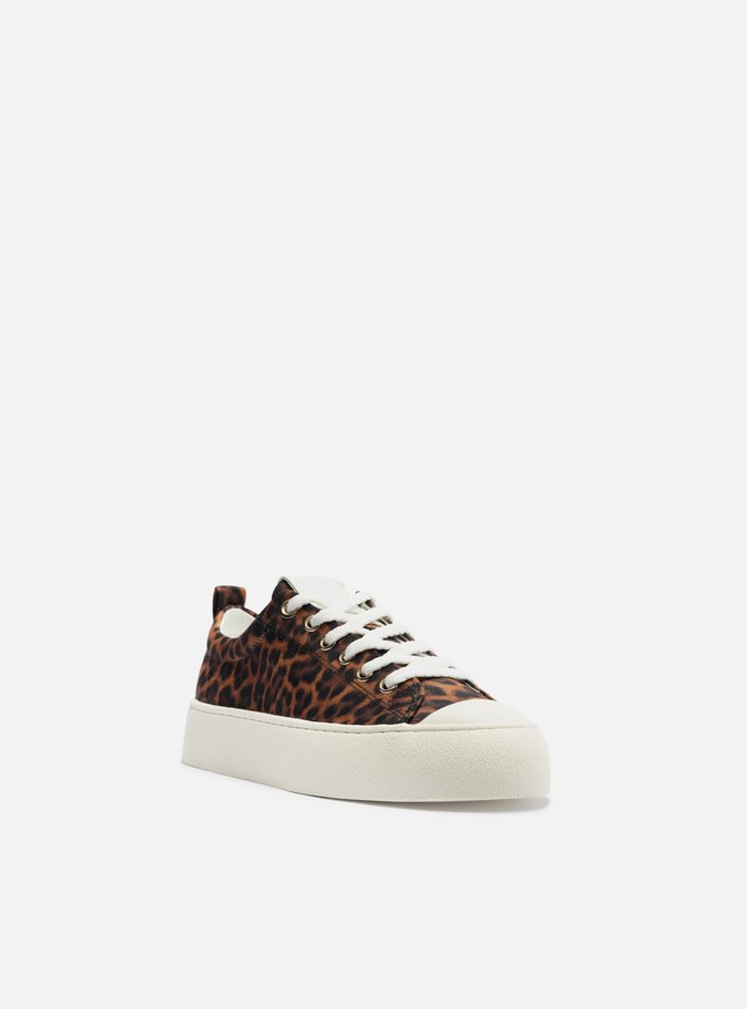 Tênis Animal Print Amarração Casual