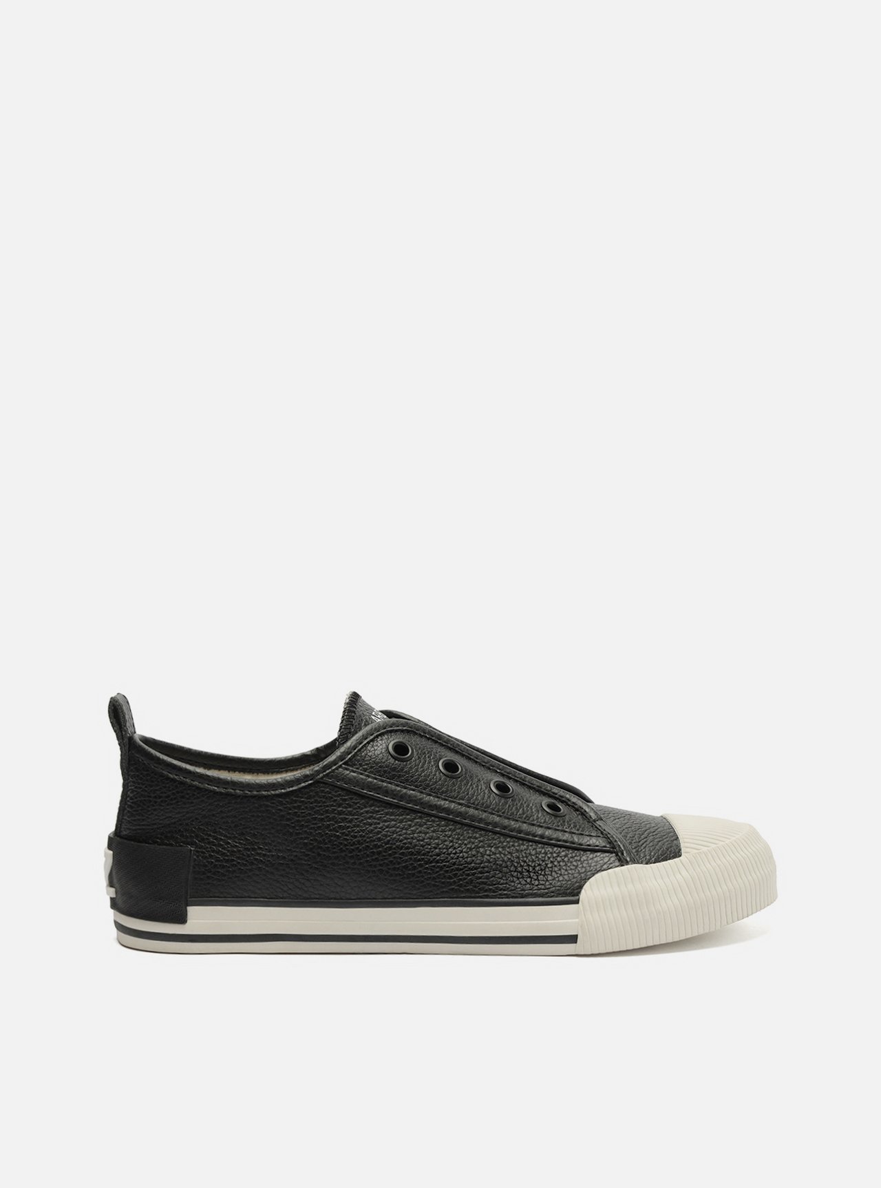 Tênis Slip On Preto Elástico — foto 1